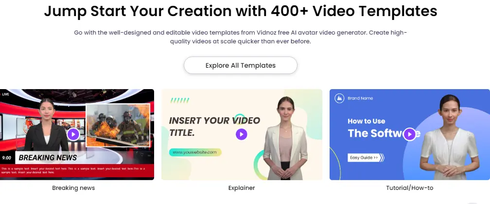 vidnoz templates