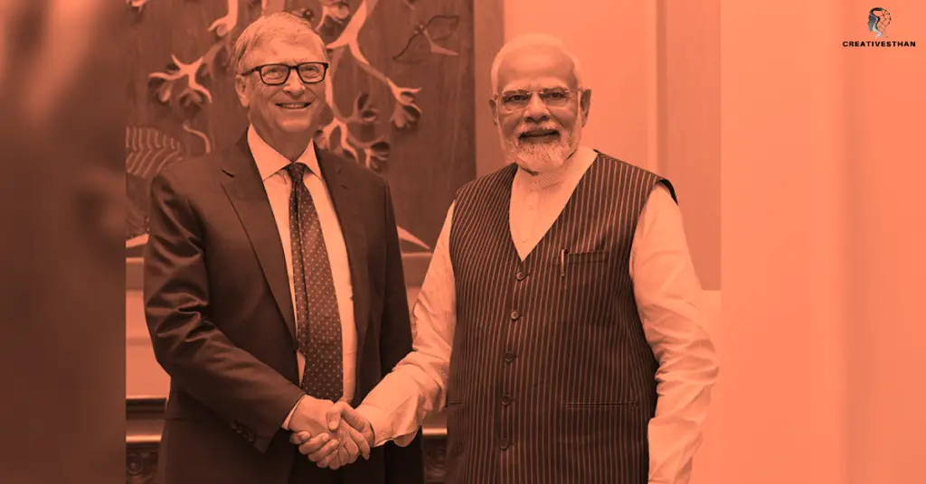 Bill Gates meets Modi