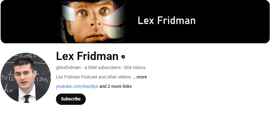 lex fridman youtube