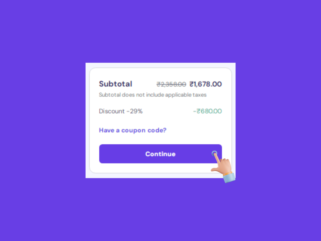 hostinger continue to cart